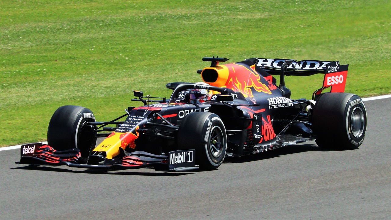 Formula 1 car on track